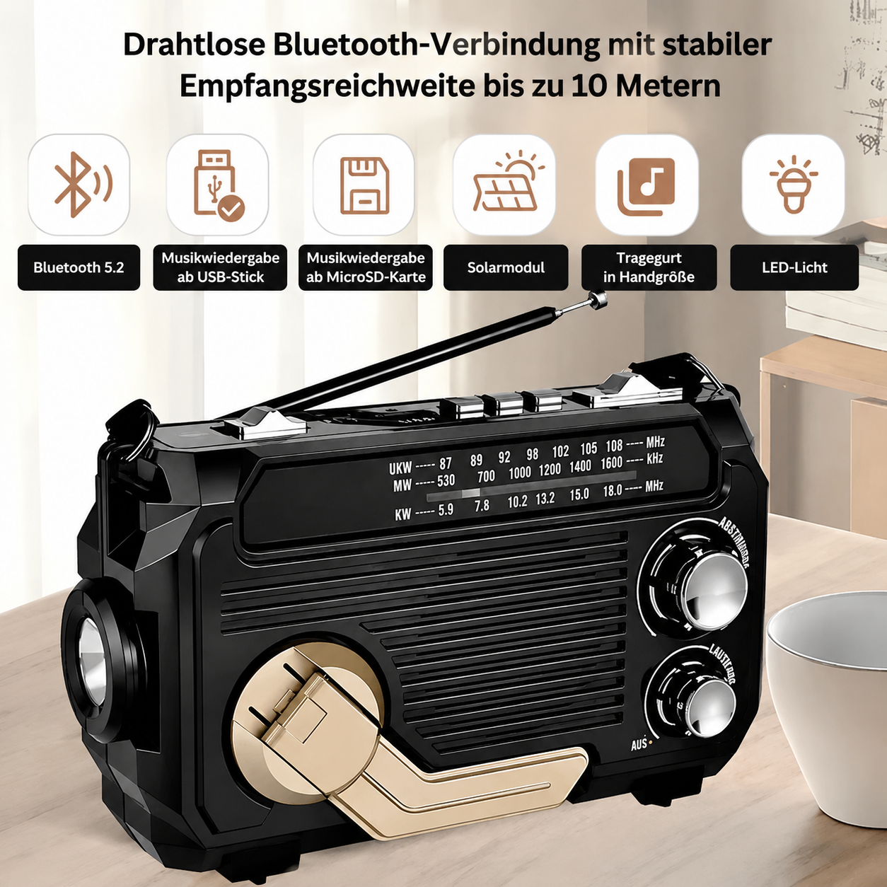 SafeWave | Notfallradio Sicherheit bei Stromausfall