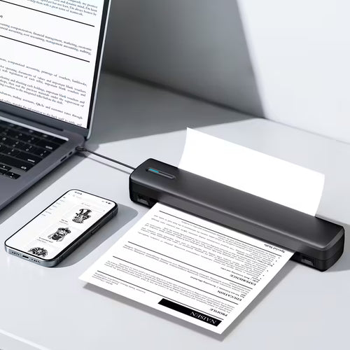 PrintMate | Tragbarer Bluetooth Thermodrucker für Sofortige Ausdrucke