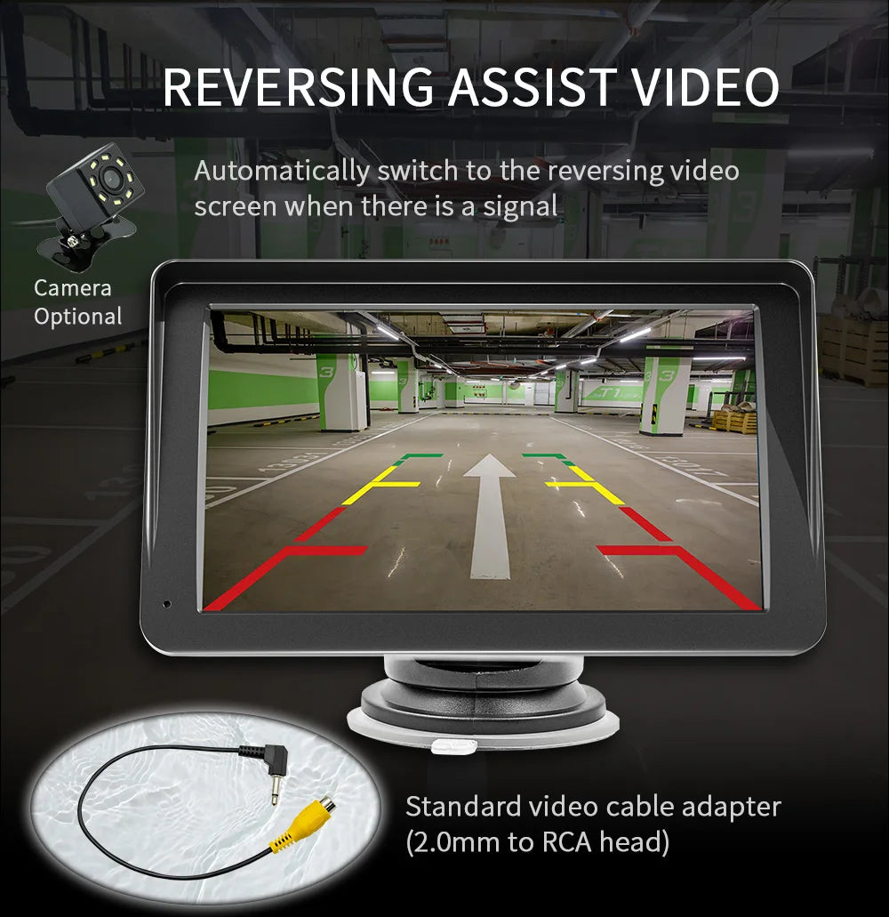 DriveConnect | Tragbare 7-Zoll CarPlay & Android Auto Stereo