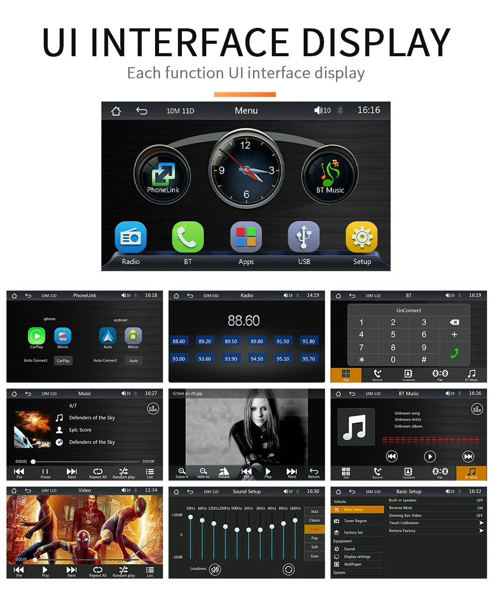 DriveConnect | Tragbare 7-Zoll CarPlay & Android Auto Stereo