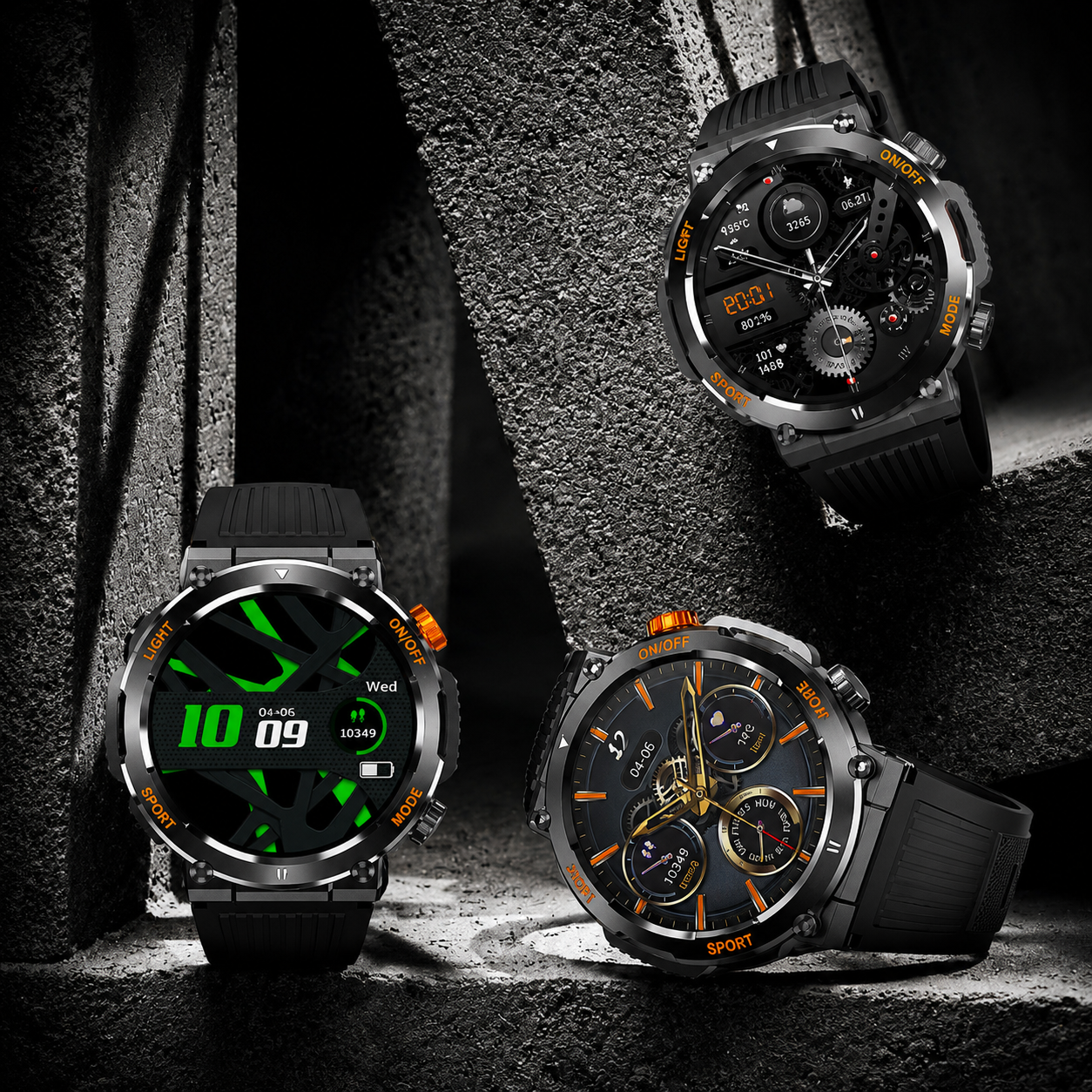 MotionTrack Smartwatch | Vernetzt, Aktiv und Stilvoll
