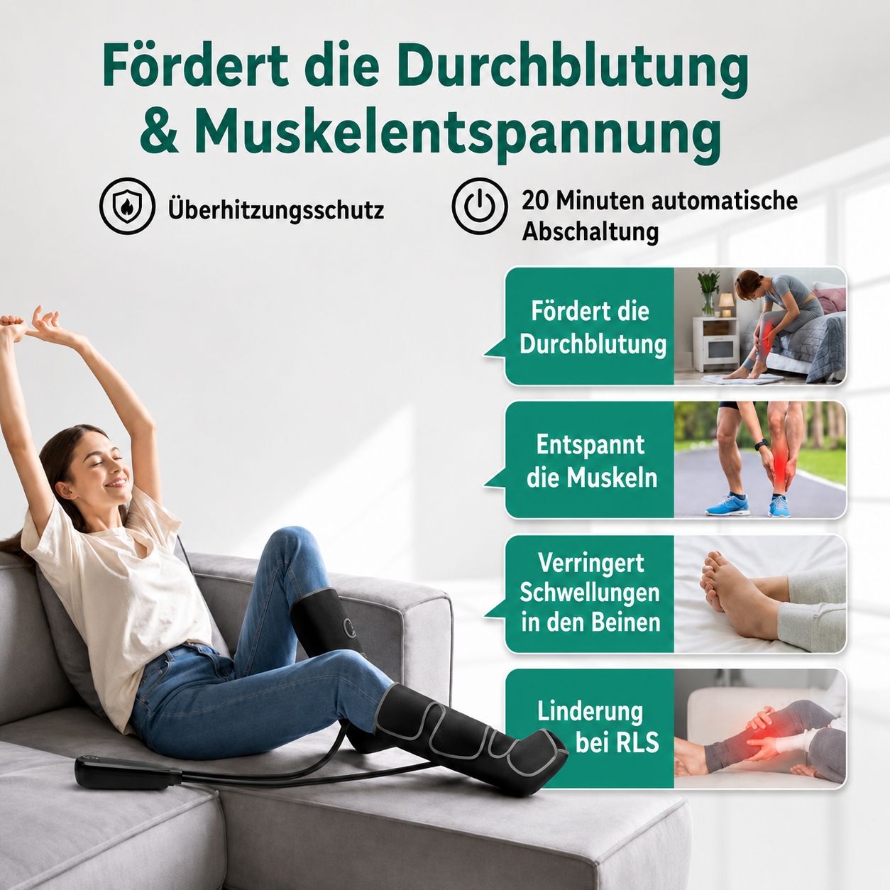 LegRelax Pro | Entspannung für müde Beine