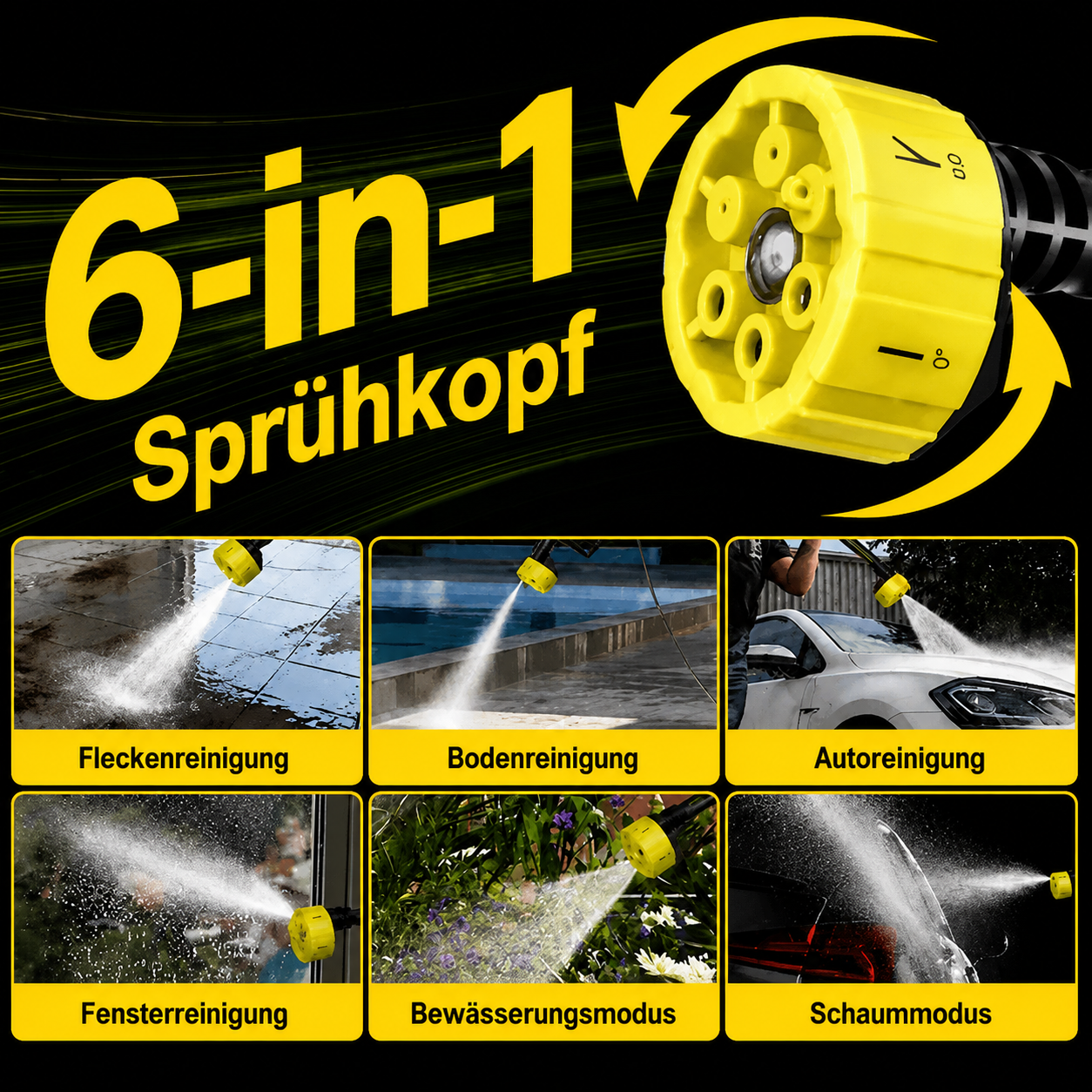 HydroJet Flex | Kraftvolle Reinigung ohne Kabel