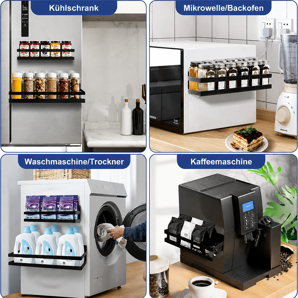 HomeRack | Nachhaltiges Metall-Wandregal für intelligente Organisation