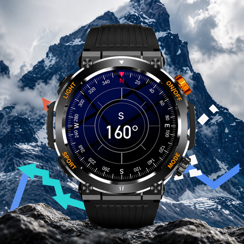 MotionTrack Smartwatch | Vernetzt, Aktiv und Stilvoll