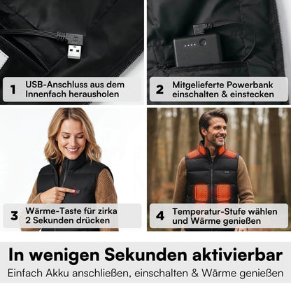 CozyTemp | Behewest Weste für Rundum Komfort