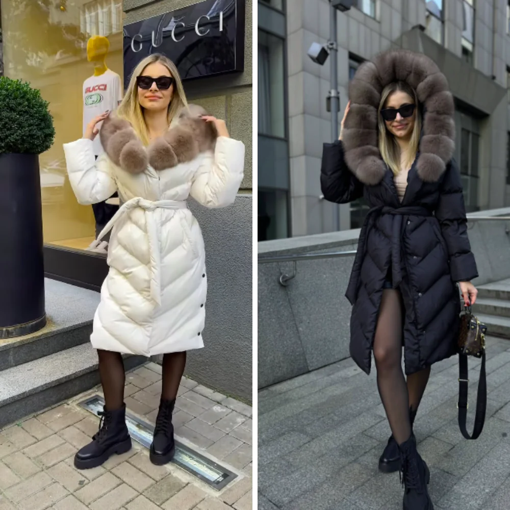 puffercoat | Eleganter Wintermantel mit extra warmer Daunenfüllung