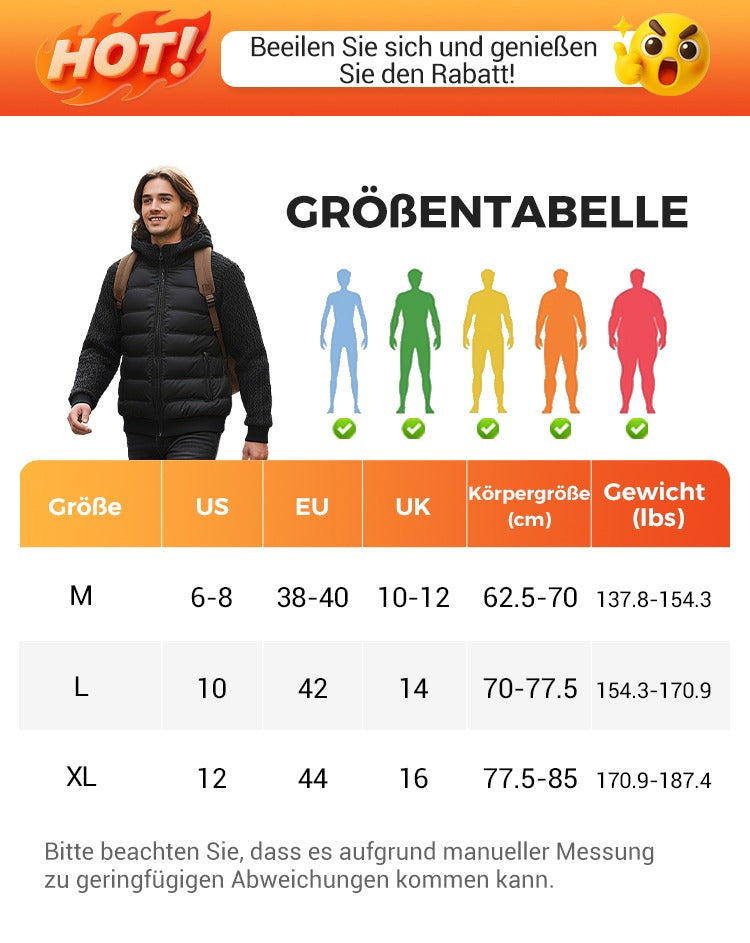 WarmShield Pro | Gepolsterte Windjacke mit Sofortigem Komfort