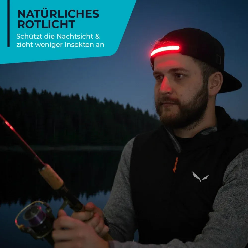 GlowBeam | USB-Stirnlampe für Laufen & Outdoor-Abenteuer