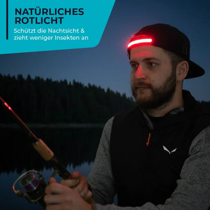 GlowBeam | USB-Stirnlampe für Laufen & Outdoor-Abenteuer