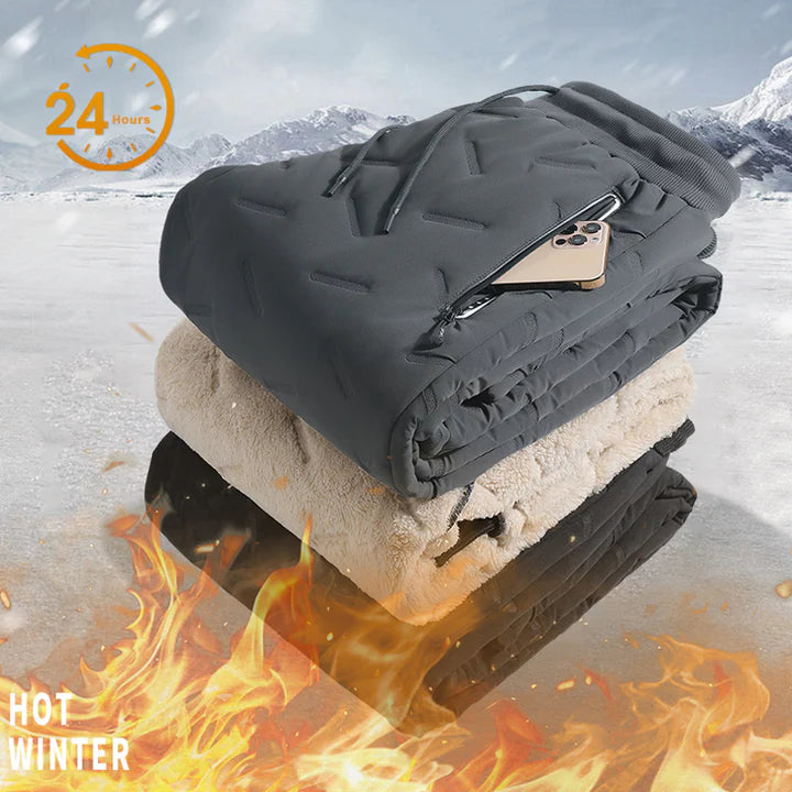 ThermaWear | Unisex Winter Wasserdichte Fleece-Hose