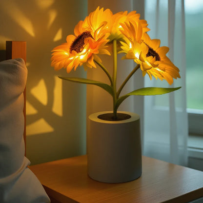 SunGlow | Warme Sonnenblumenlampe für Gemütliche Entspannung