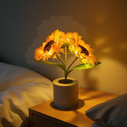 SunGlow | Warme Sonnenblumenlampe für Gemütliche Entspannung