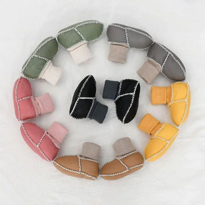 Mini Fashion | Kuschelige Rutschfeste Babyschuhe für den Winter