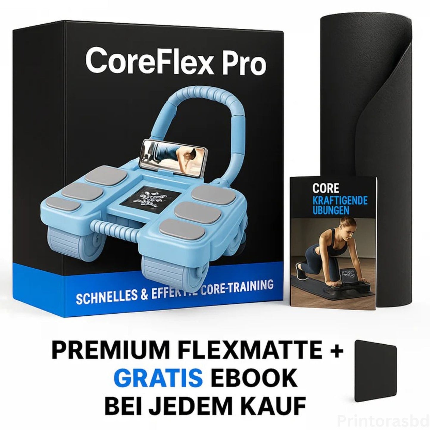 StabiCore 4 Pro | Premium Roll Set für Kraft und stabile Haltung
