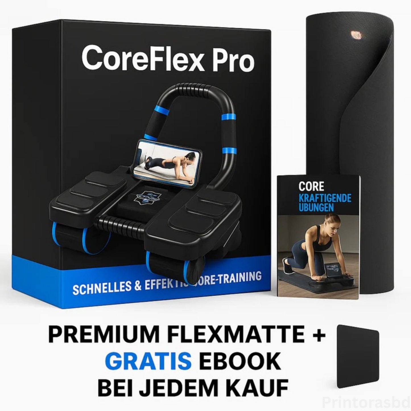 StabiCore 4 Pro | Premium Roll Set für Kraft und stabile Haltung