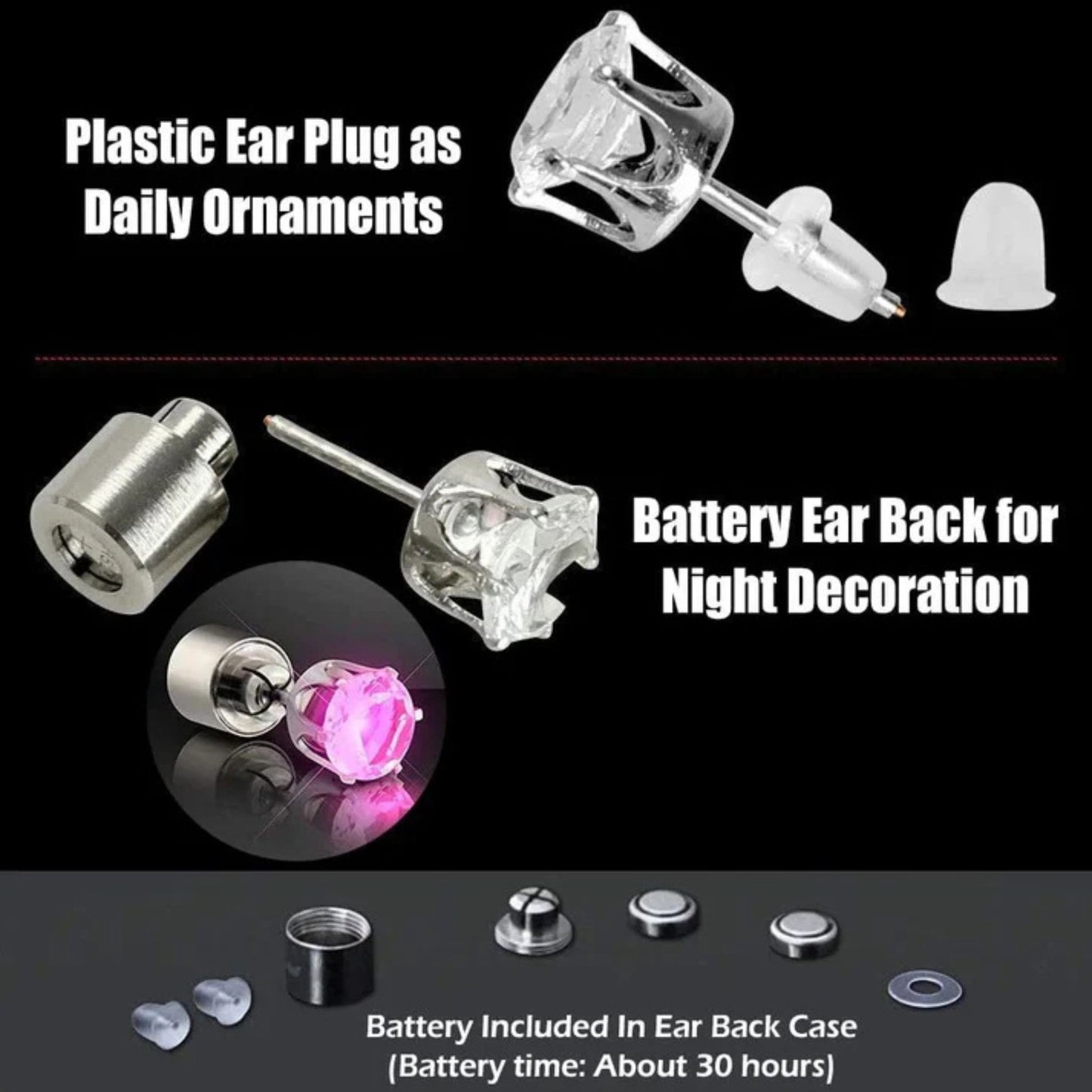 ShineRoyal | Leuchtende Kronenohrringe für Strahlende Momente