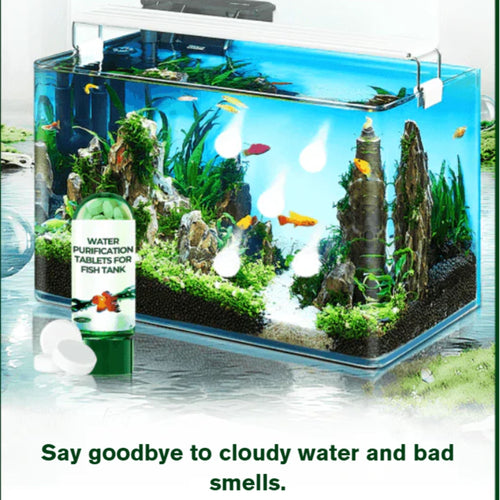AquaPure Tabs | Kristallklares Aquariumwasser ohne Aufwand