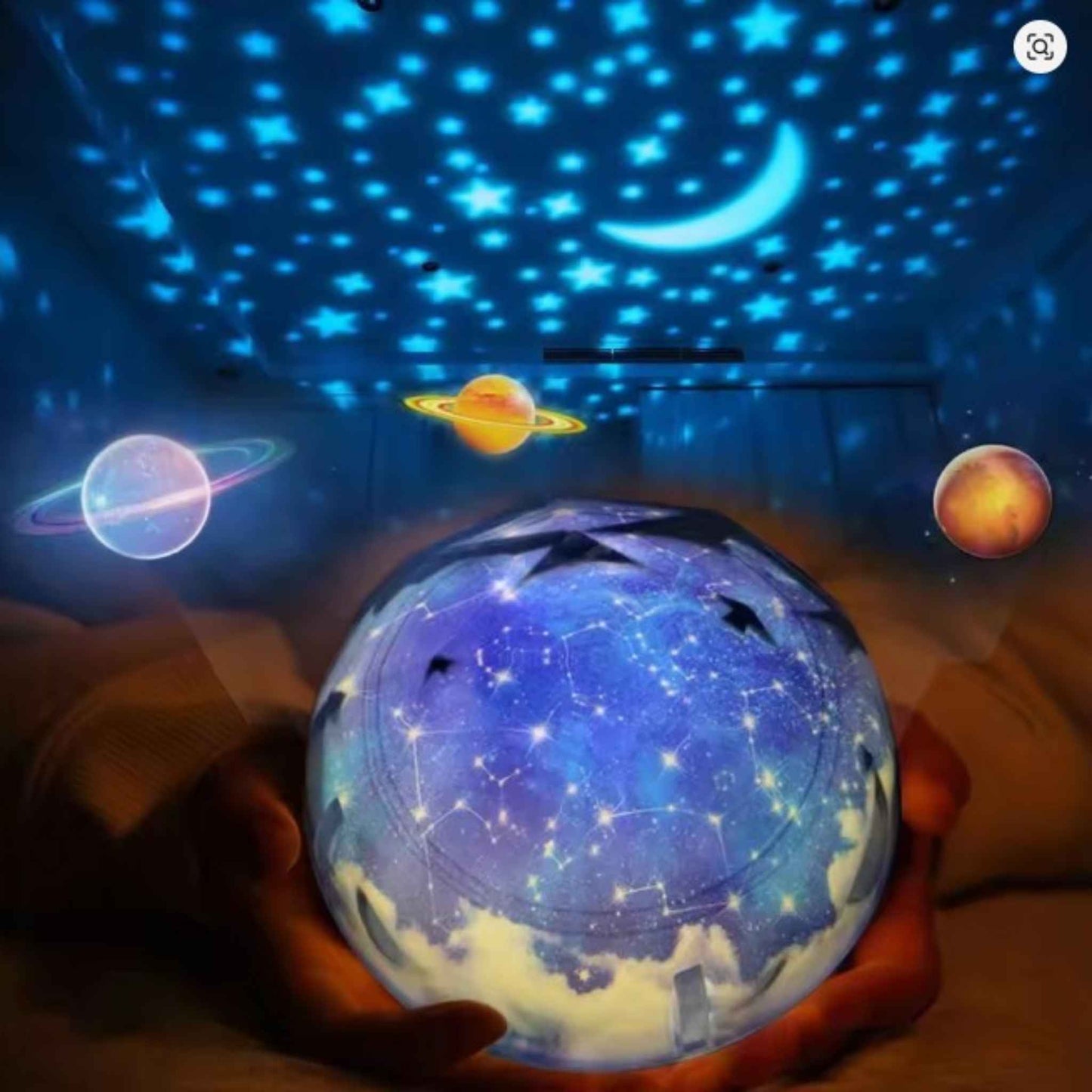 DreamGlow | Magisches Nachtlicht & Projektor für ruhige Nächte