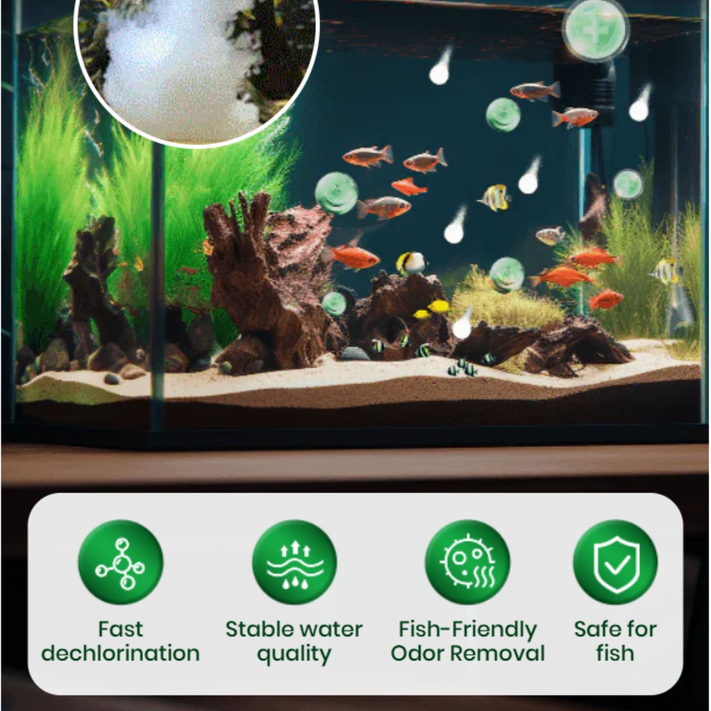 AquaPure Tabs | Kristallklares Aquariumwasser ohne Aufwand