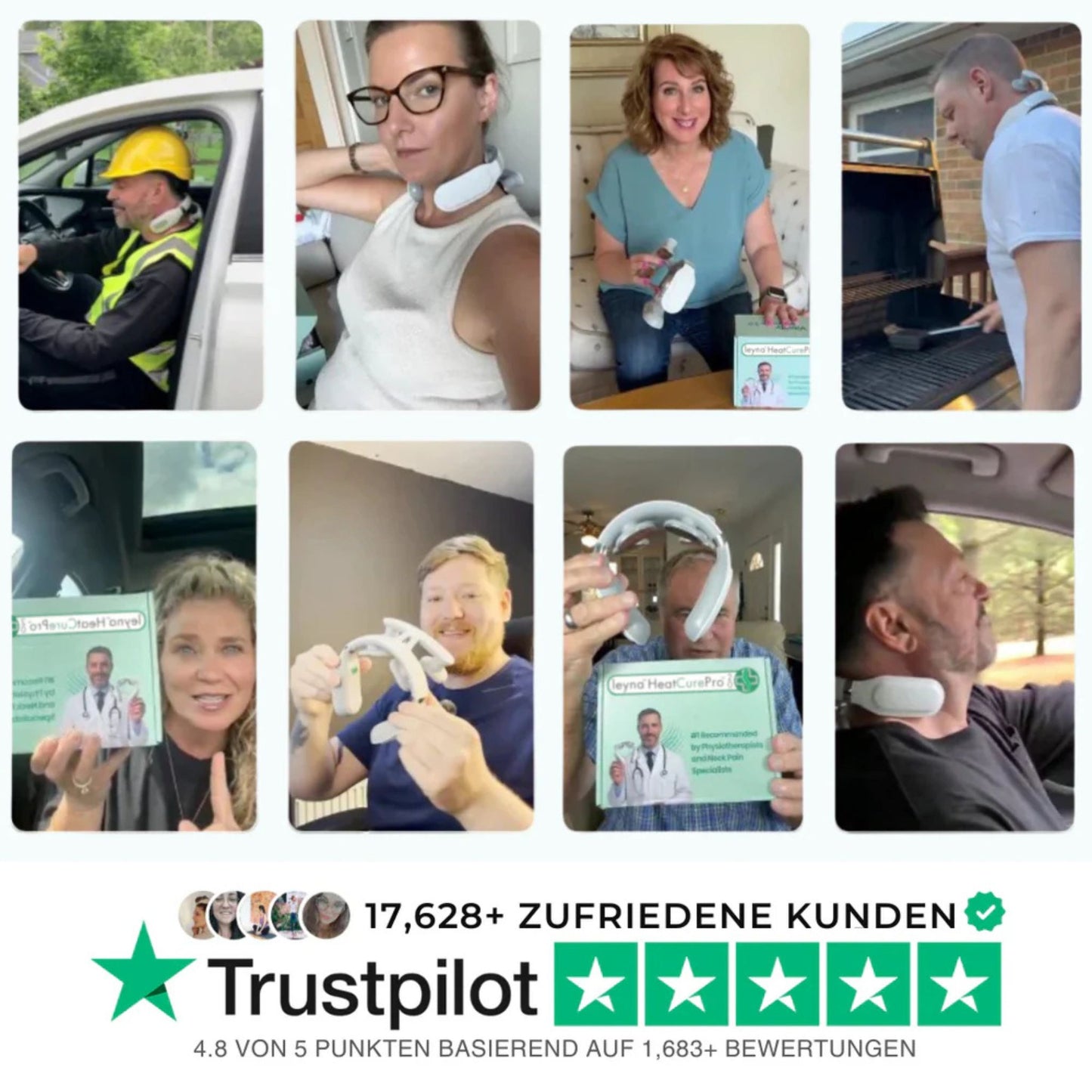 HeatRelaxPro | Tiefenwärme-Massage für Entspannung im Nacken