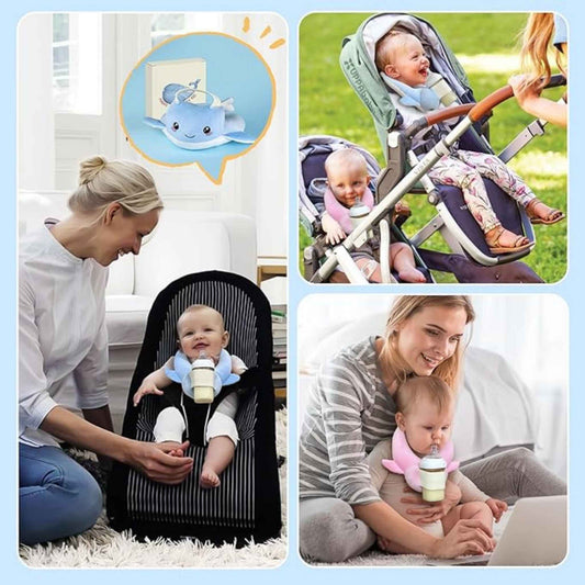 BabyEase | Freihändiges Stillkissen für Entspanntes Füttern