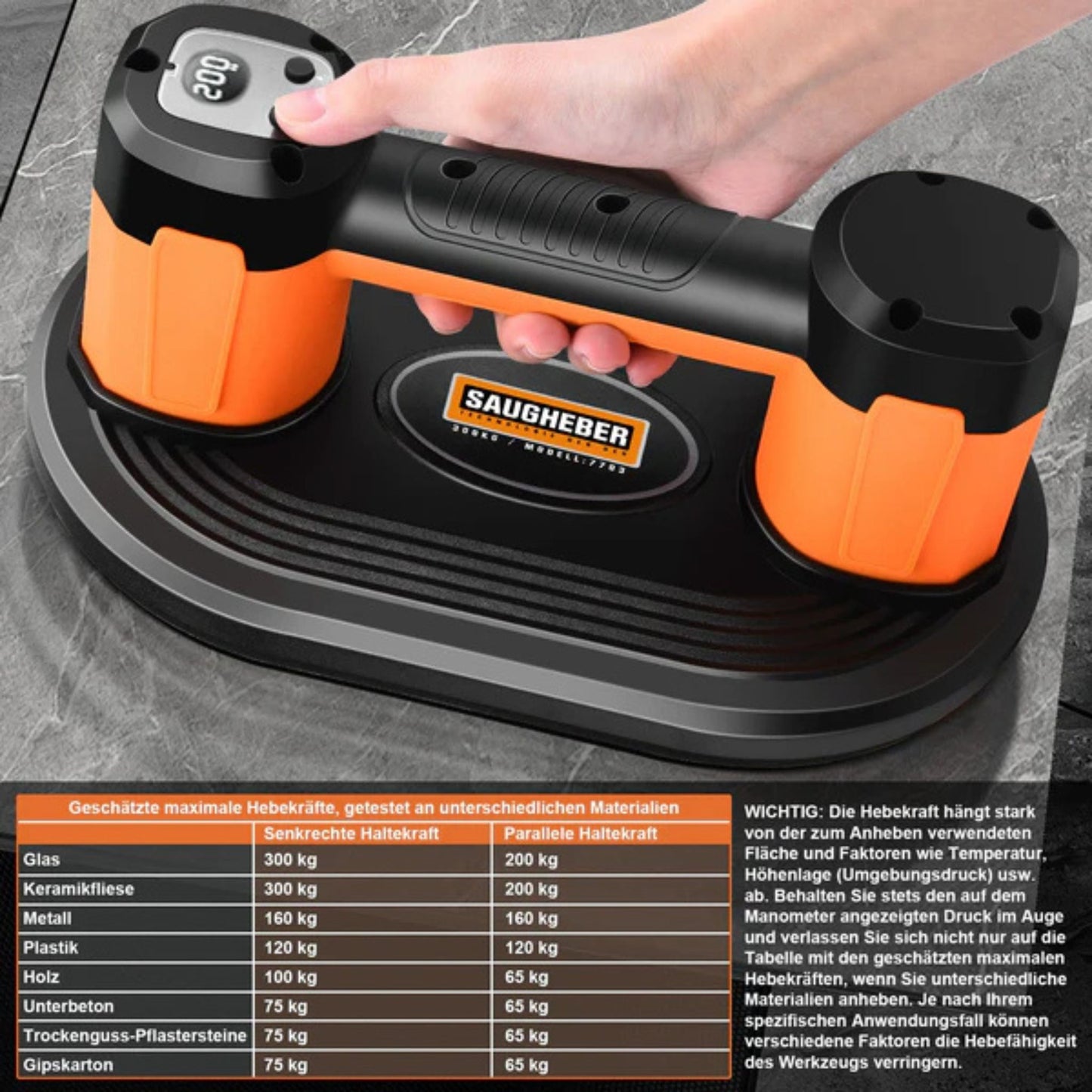 PowerLift | Mobiler Vakuumheber für schwere Objekte