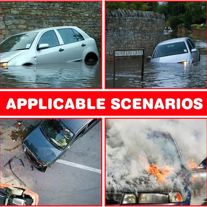 SwiftEscape | Kompakter Nothammer & Gurtschneider