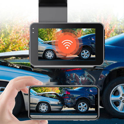 VisionRide | HD-Dashcam mit WiFi, GPS & Nachtsicht!