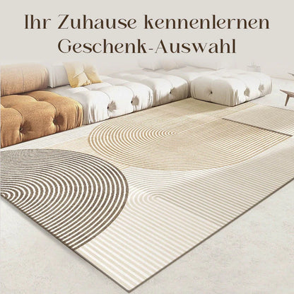 SoftLuxe | Moderner Creme-Teppich für Wohn- & Schlafzimmerkomfort